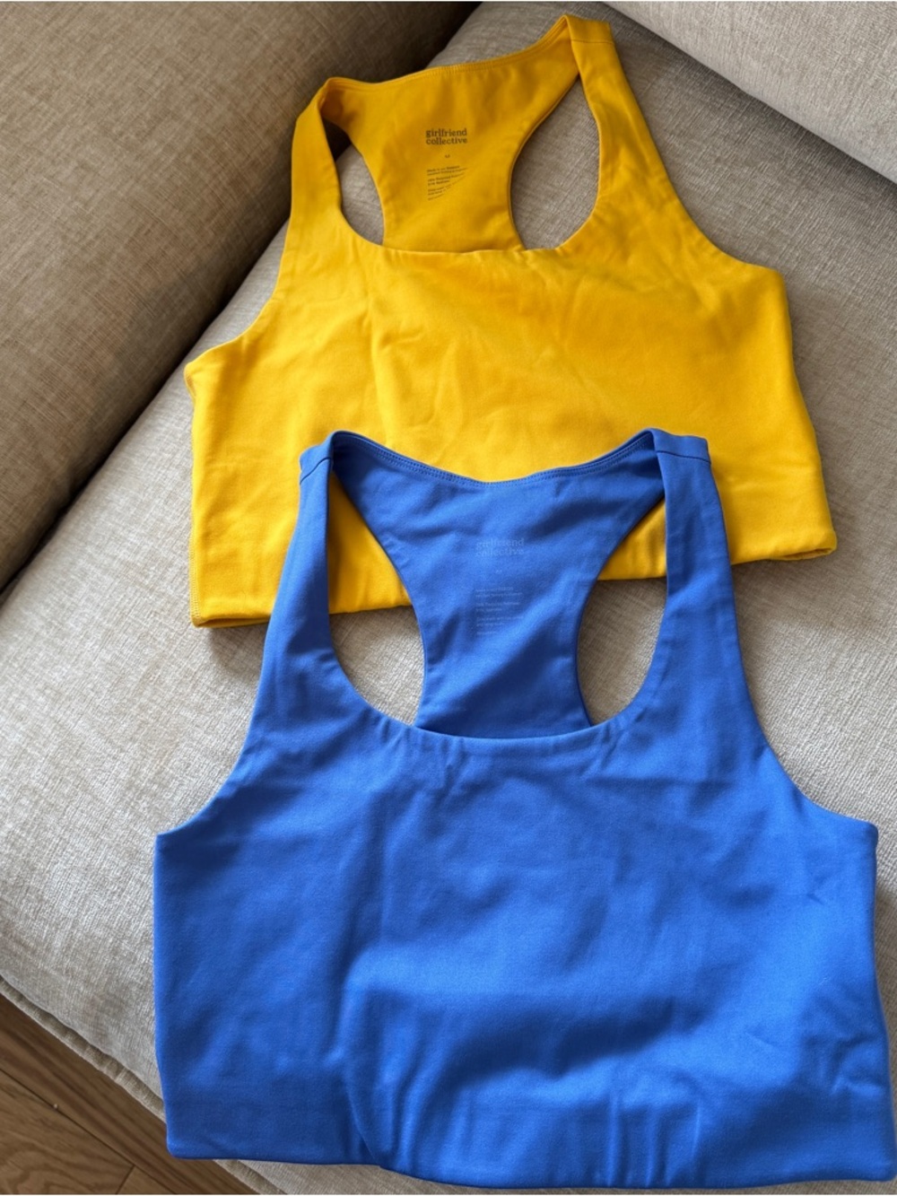 Girlfriend Collective Paloma Racerback Sports Bra (set of 2)
